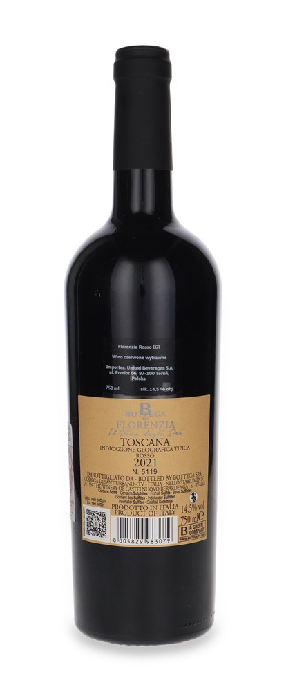 Bottega Florenzia Rosso 2021 / 14,5% / 0,75l
