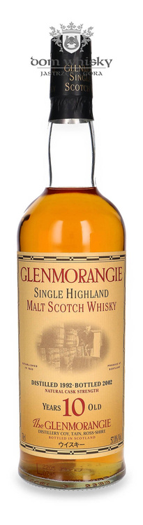 Glenmorangie 10-letni (D.1992, B.2002) Japanese Edition / 57% / 0,7l