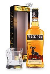 Black Ram Whisky + szklanka / 40% / 0,7l