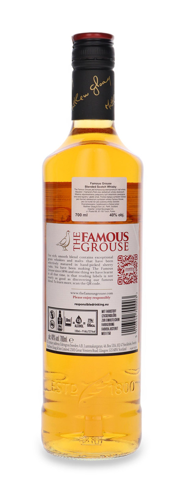 Famous Grouse Blended Scotch Whiskey / 40% / 0.7l