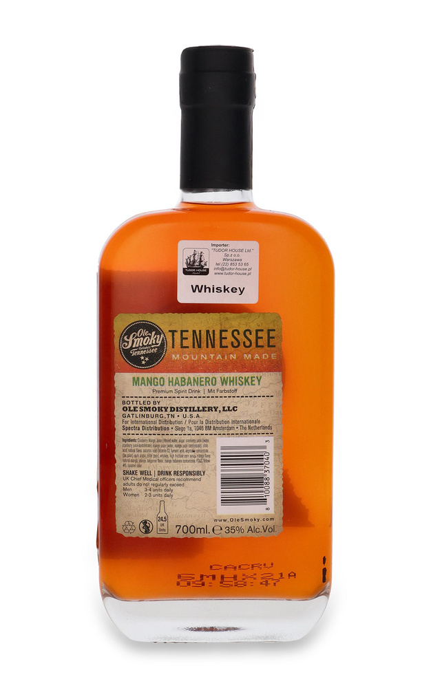 Ole Smoky Mango Habanero Whiskey / 35% / 0,7l