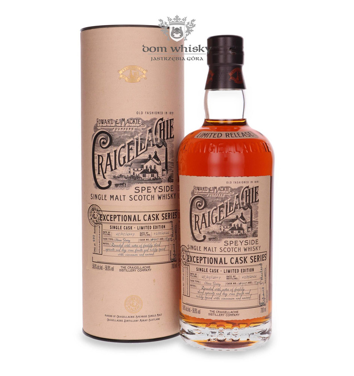 Craigellachie 15-letnia (D.2007, B.2022) Exceptional Cask Series / 58,8% / 0,7l