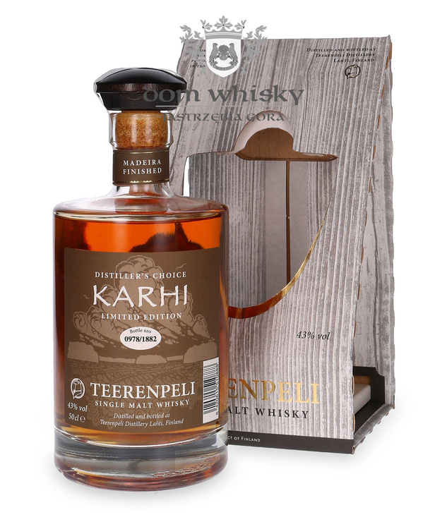 Teerenpeli Distiller’s Choice Karhi, Madeira Wood Finish / 43%/ 0,5l