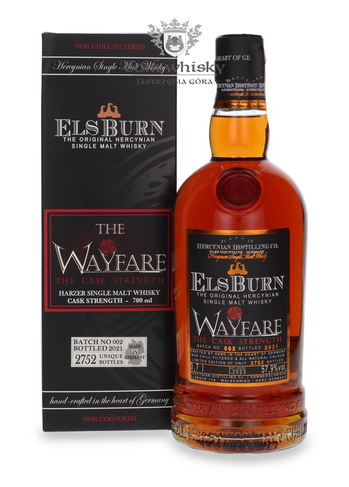 Elsburn The Wayfare Cask Strength, Batch No 002 Hercynian Single Malt Whiskey /57.9% / 0.7l