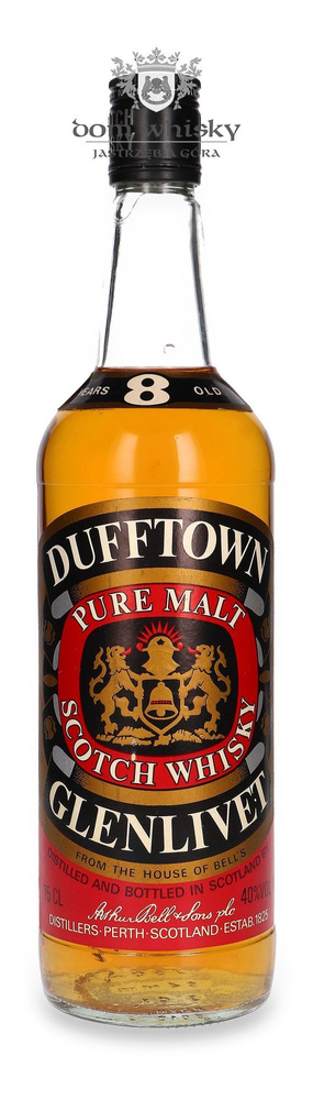 Dufftown-Glenlivet Pure Malt, 8-letni (Bottled 1980s) / bez opakowania /40/ 0,75l