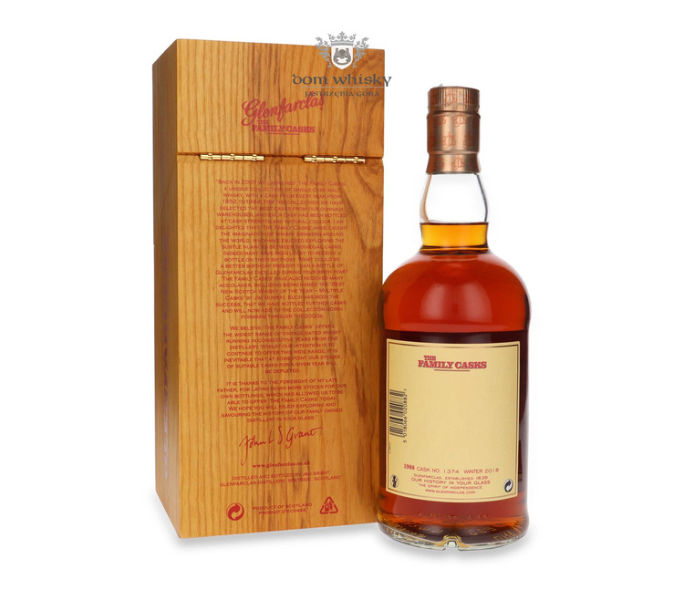 Glenfarclas The Family Casks 1988 (Bottled 2018) / 49,2% / 0,7l