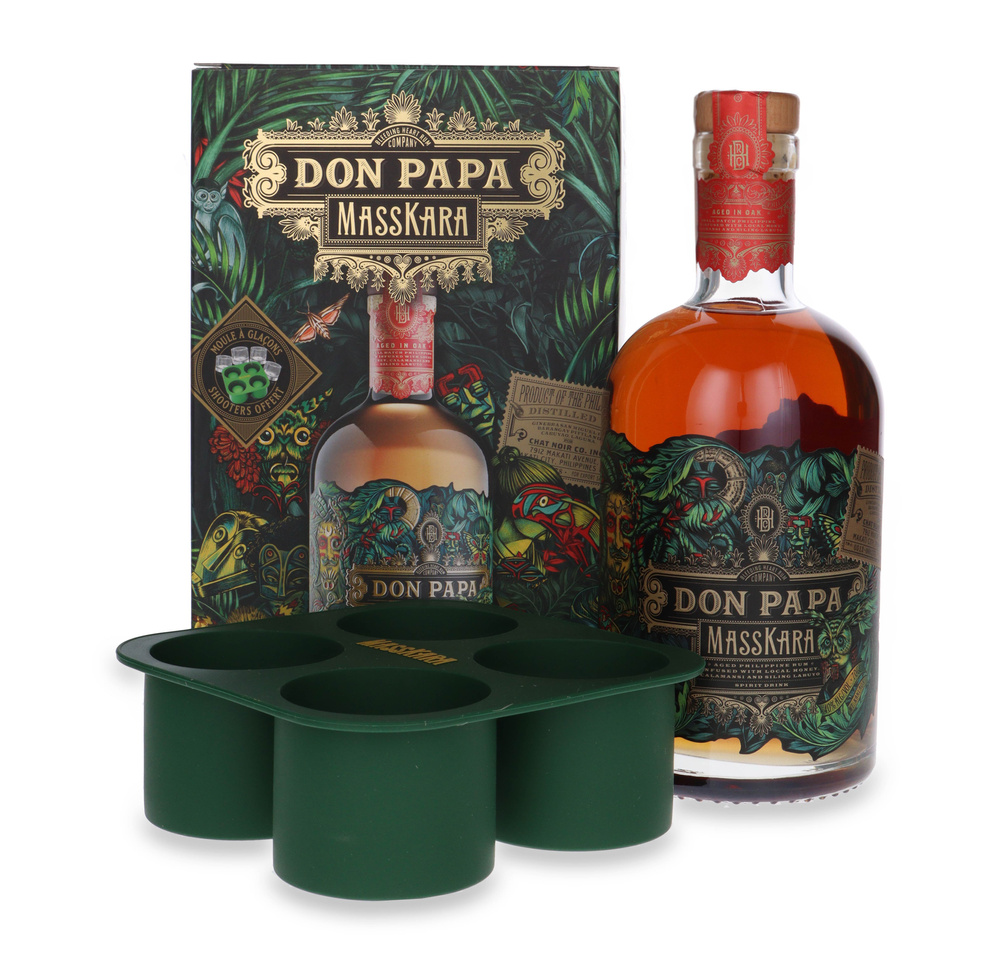 Don Papa Masskara Rum Philipines + mold / 40% / 0.7l