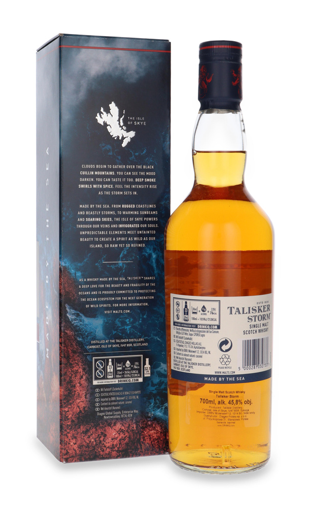 Talisker Storm Powerful And Smoky (Skye) / 45,8% / 0,7l