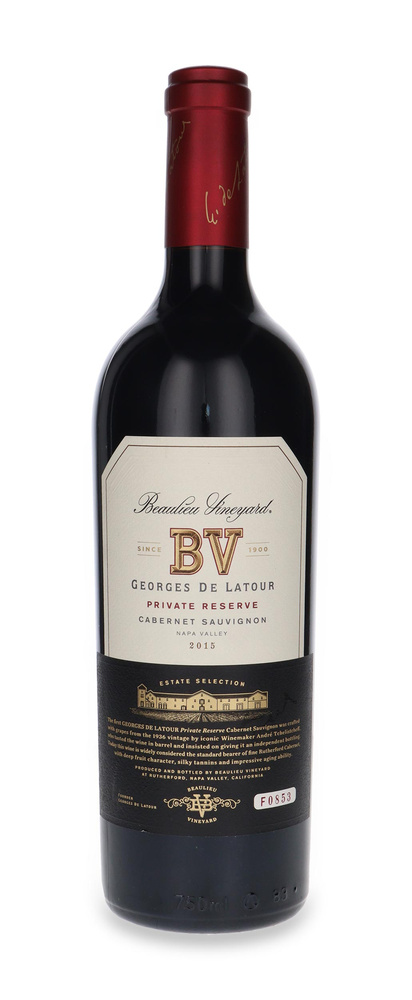 Beaulieu Vineyard BV Georges De Latour Private Reserve Cabernet Sauvignon 2015 / 15.5% / 0.75 L
