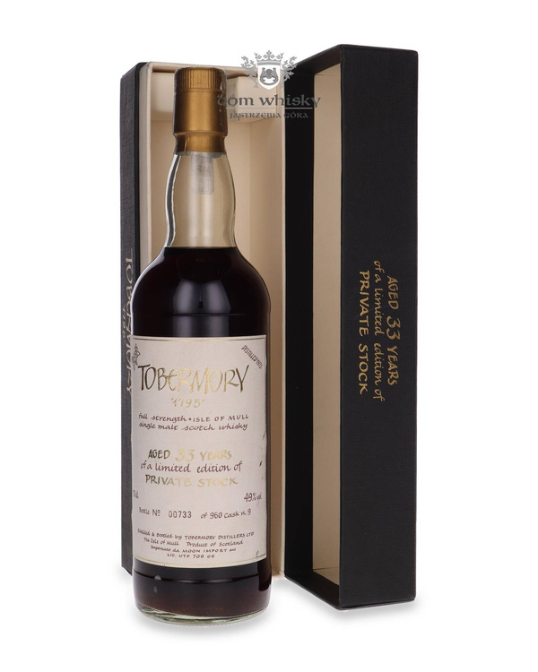 Tobermory 1972 Private Stock, 33-letni, Moon Import / 49% / 0,7l	