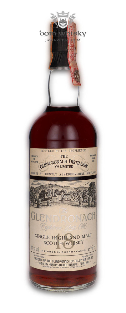 Glendronach 18 Year Old (Distilled 1972) Matured in Sherry Casks / 43% / 0.75l