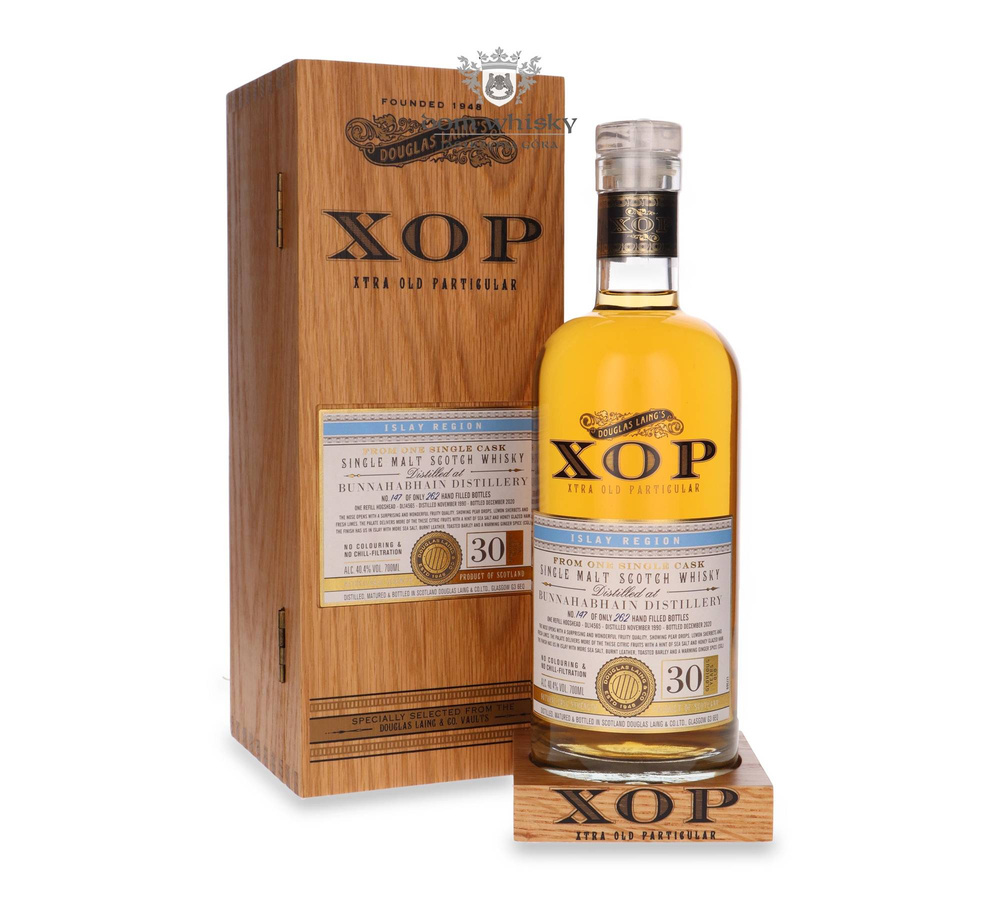 Bunnahabhain 30-year-old (D.1990 B.2020) Douglas Laing's XOP /40.4%/ 0.7l