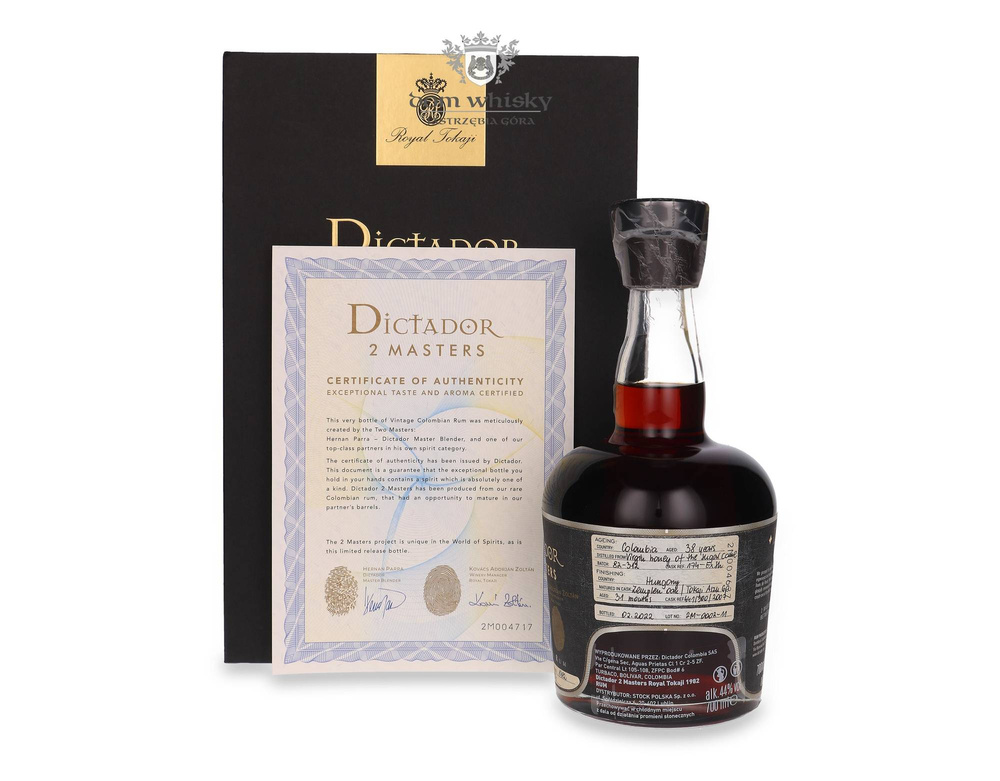 Dictador 2 Masters Royal Tokaji 1982 Edition 2022 / 44% / 0.7l