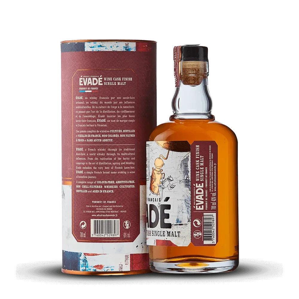 Evade Single Malt Red Wine Cask Finish / 43%/ 0,7l