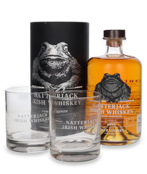 Natterjack Irish Whiskey Cask Strength + 2 szklanki / 63%/ 0,7l
