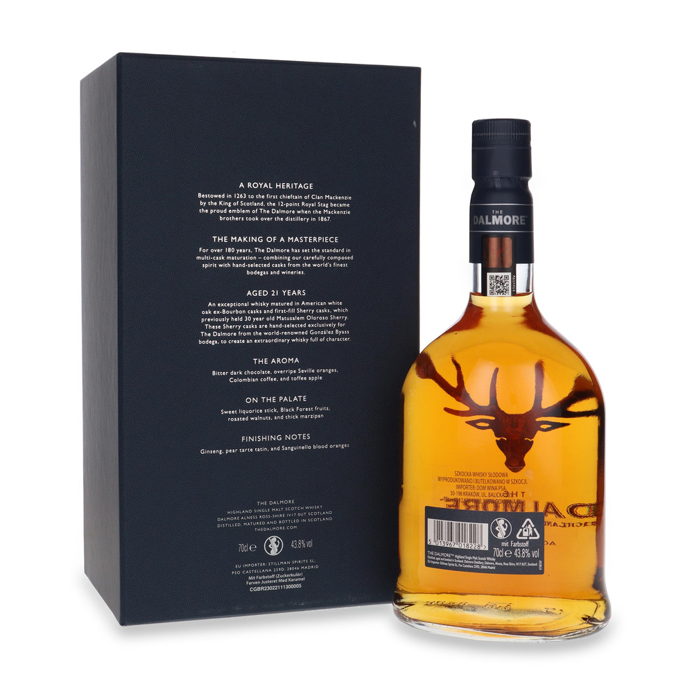 Dalmore 21-letni / 43,8% / 0,7l    