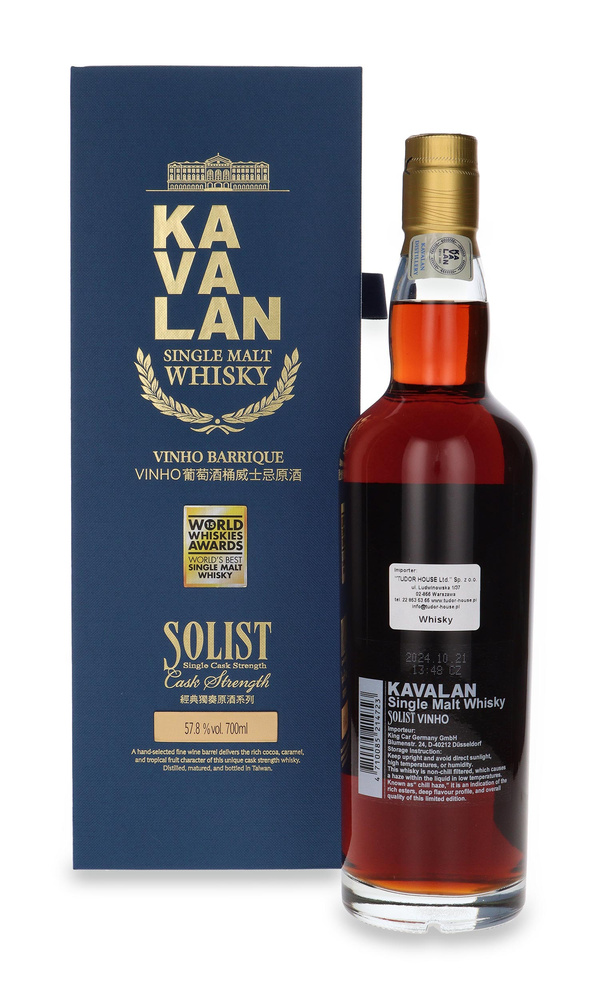 Kavalan Solist Single Malt Vinho Barrique (Taiwan) / 57,1% / 0,7l
