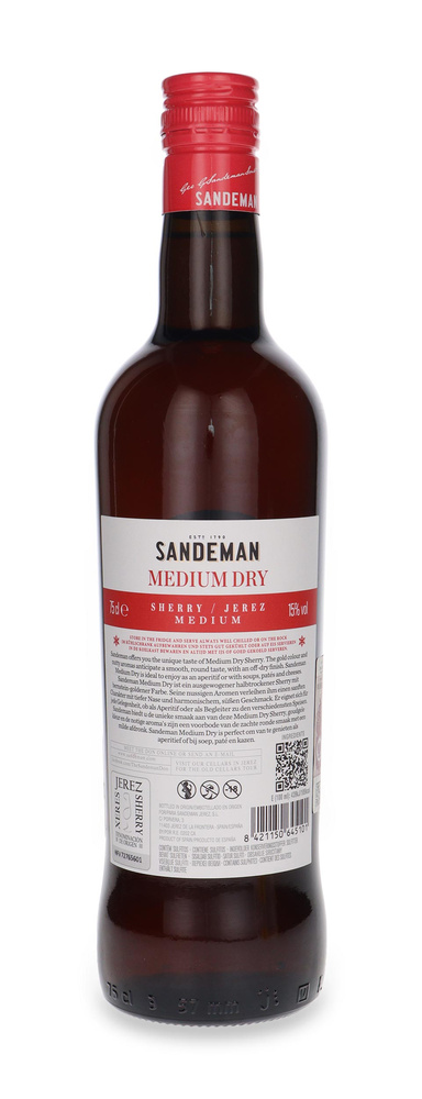 Sandeman Medium Dry Sherry / 15% / 0.75l