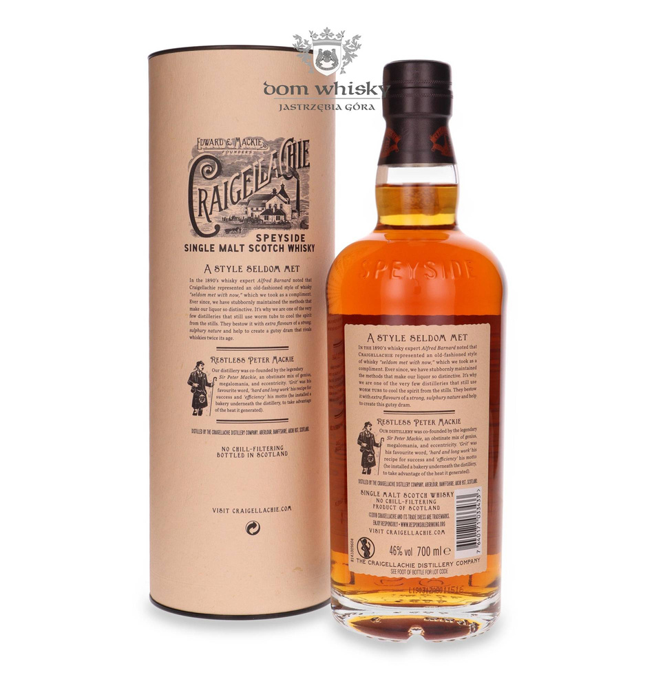 Craigellachie 23-letni, Batch CR 1995, Exceptional Cask Series /46%/ 0,7l	