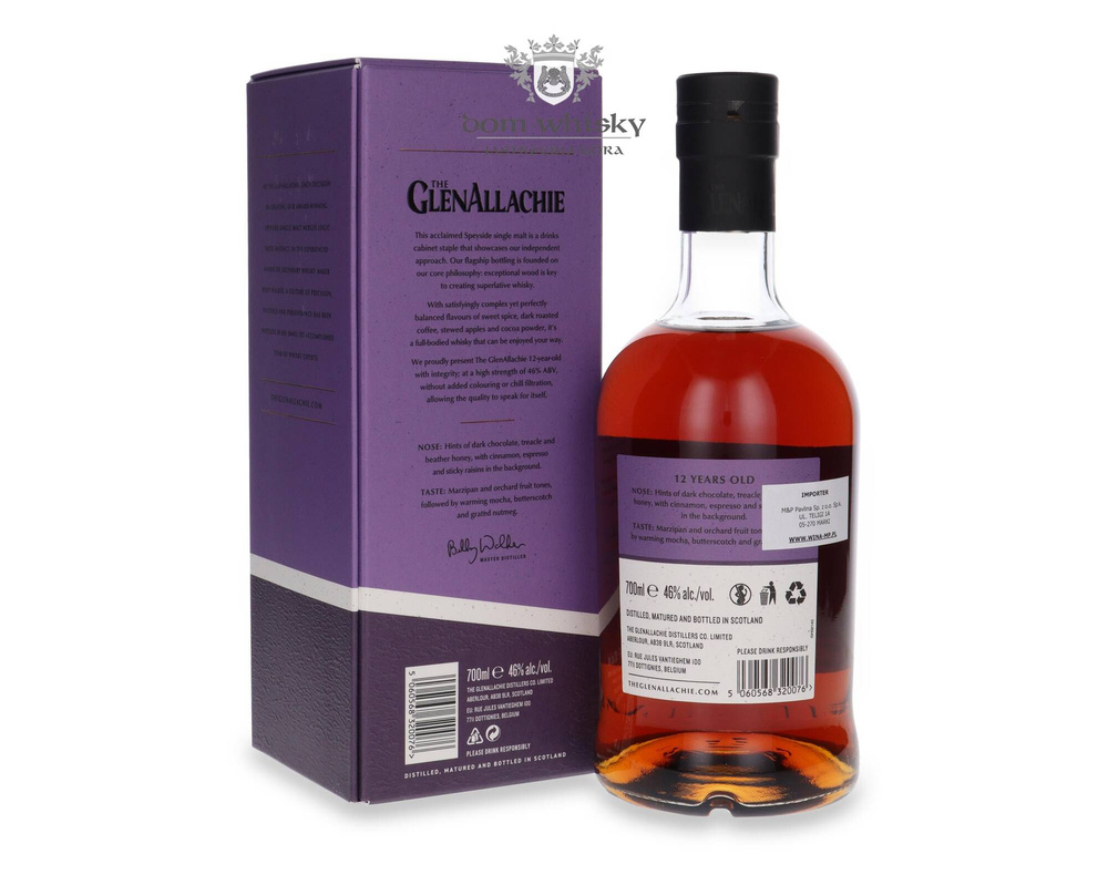 GlenAllachie 12-letnia / 46%/ 0,7l	