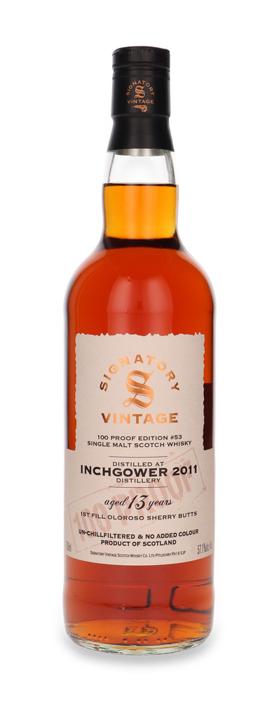 Inchgower 13-letni 100 PROOF Edition # 53 Signatory Vintage / 57,1% / 0,7l
