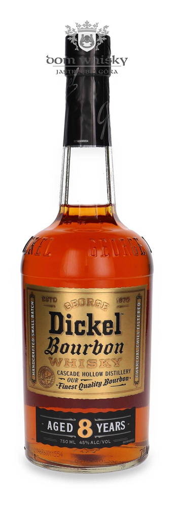 George Dickel 8-year-old Bourbon Whiskey / 45% / 0.75l