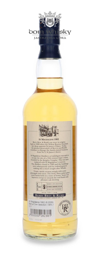 St. Magdalene 1982 (B.2009) Berrys' Own Selection / 46% / 0,7l