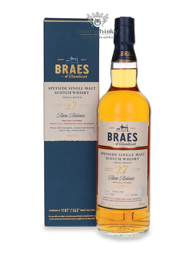 Braes of Glenlivet 27 Year Old Secret Speyside Collection / 48%/ 0.7l