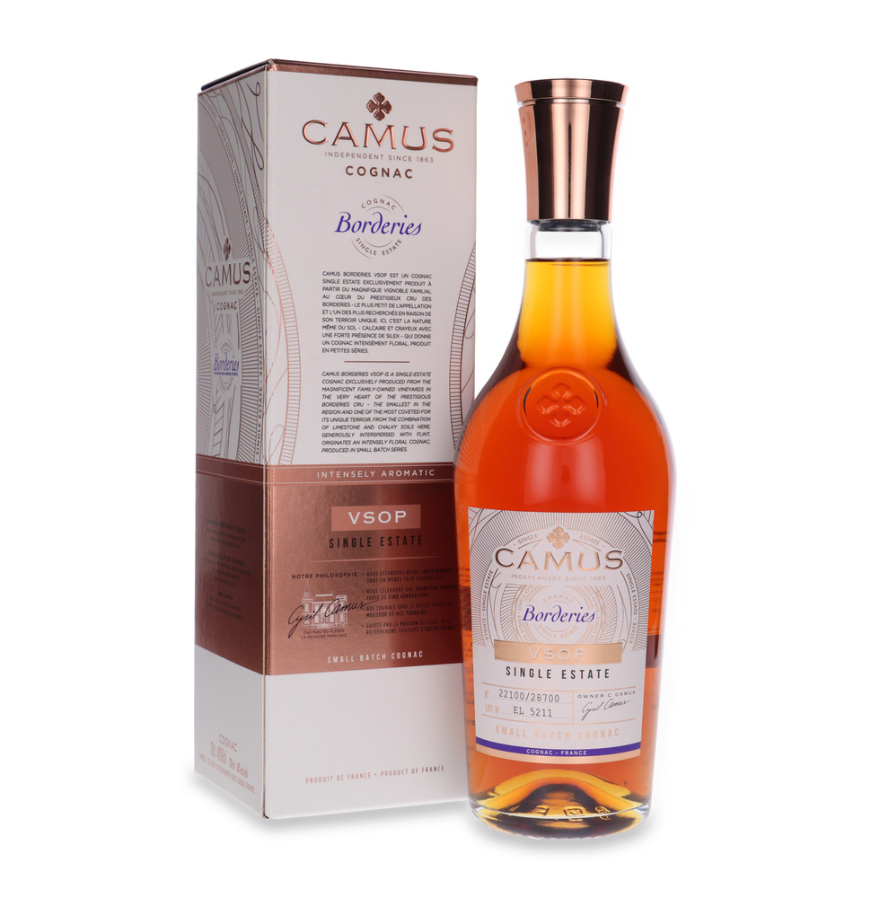 Cognac Camus Borderies VSOP Single Estate / 40% / 0,7l
