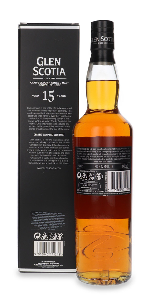 Glen Scotia 15-year-old (2022 Release) /46%/ 0.7l