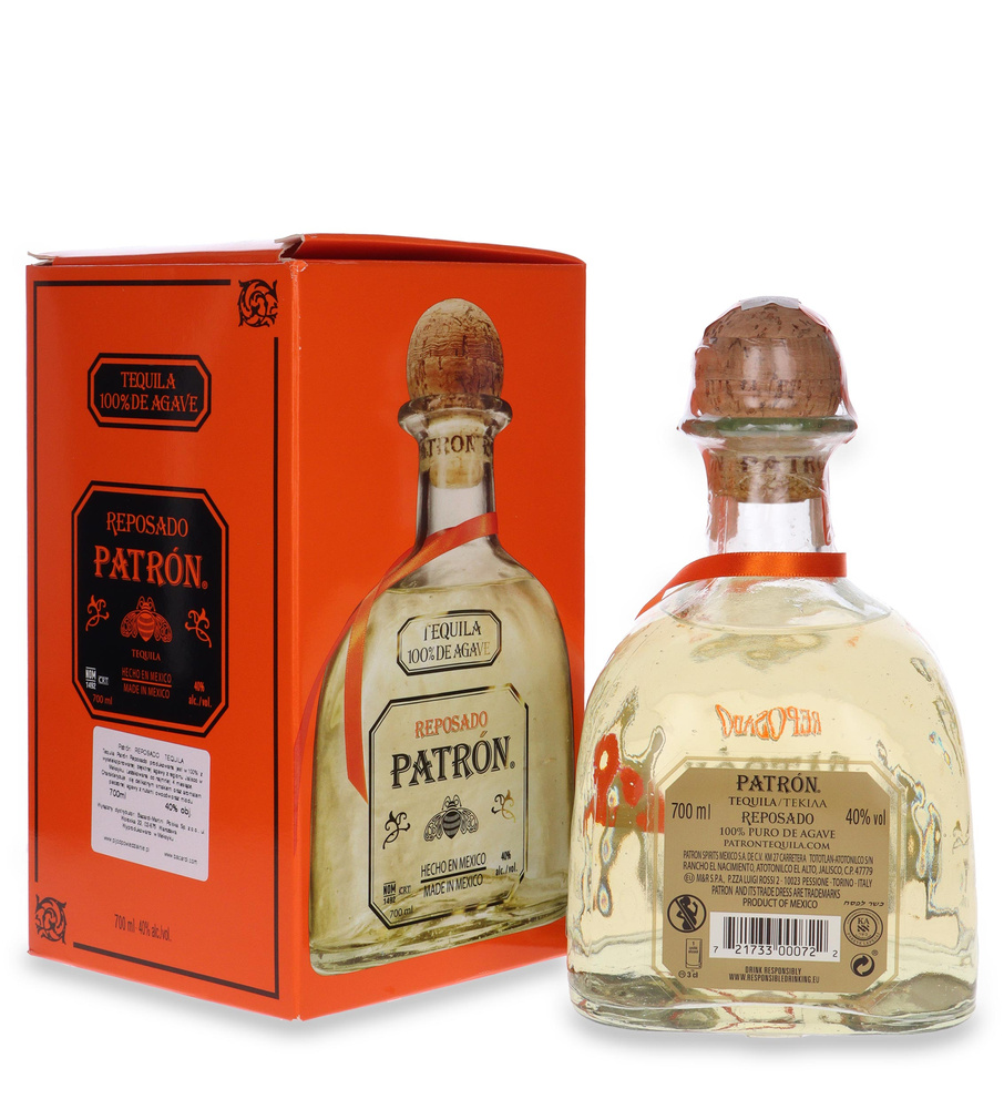 Patron Reposado 100% Agave / 40% / 0.7 L + 4 Fever-Tree Pink Grapefruit