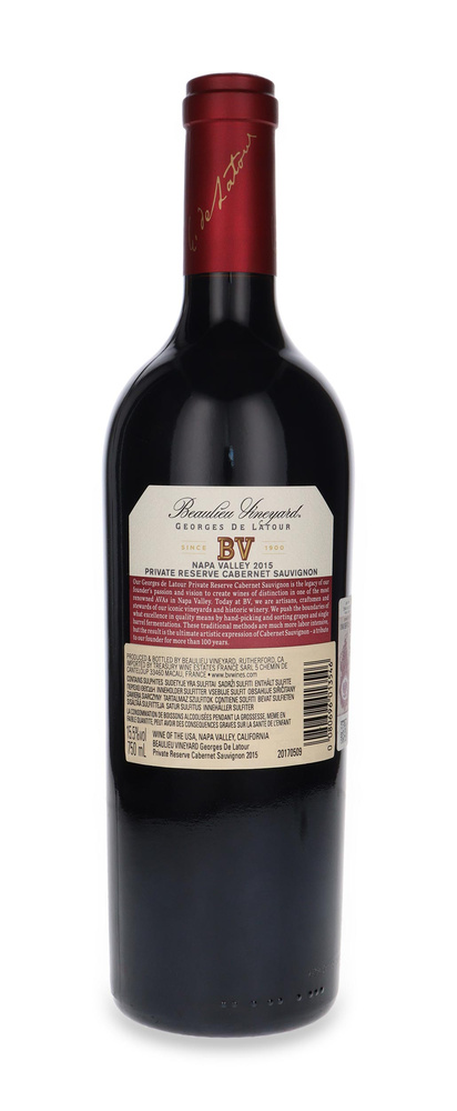 Beaulieu Vineyard BV Georges De Latour Private Reserve Cabernet Sauvignon 2015 / 15.5% / 0.75 L