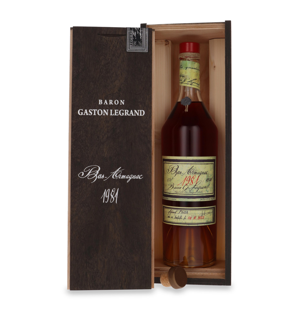 Armagnac Baron Gaston Legrand 1981 (Bottled 2022) / 40% / 0,7l