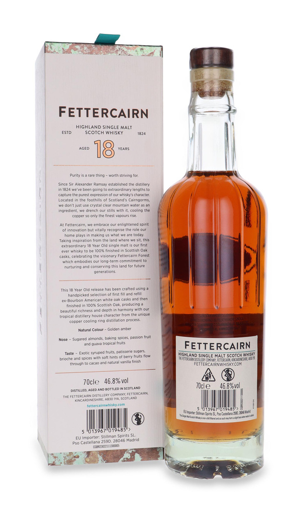Fettercairn 18-letni / 46,8%/ 0,7l