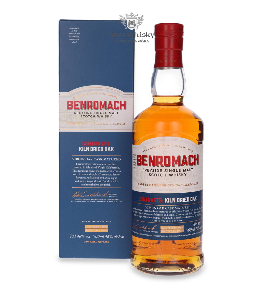 Benromach Contrasts: Kiln Dried Oak (D.2012, B.2023) /46%/ 0.7l