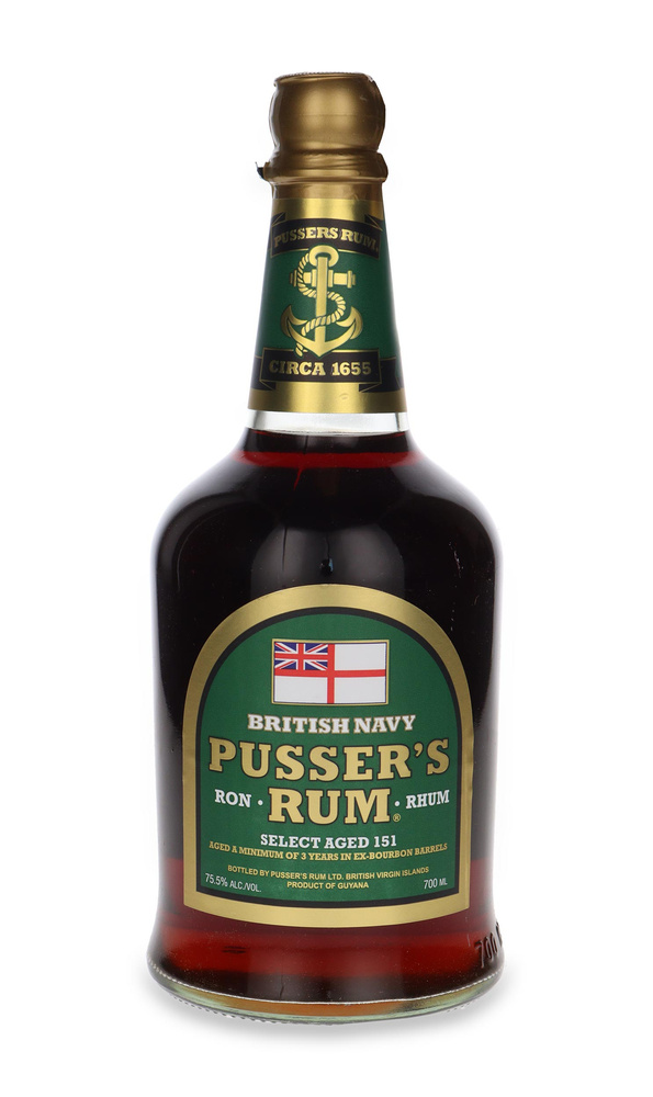 Pusser's Rum British Navy Overproof / 75,5% / 0,7l