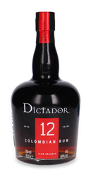 Dictador 12-letni Rum / 40% / 0,7l