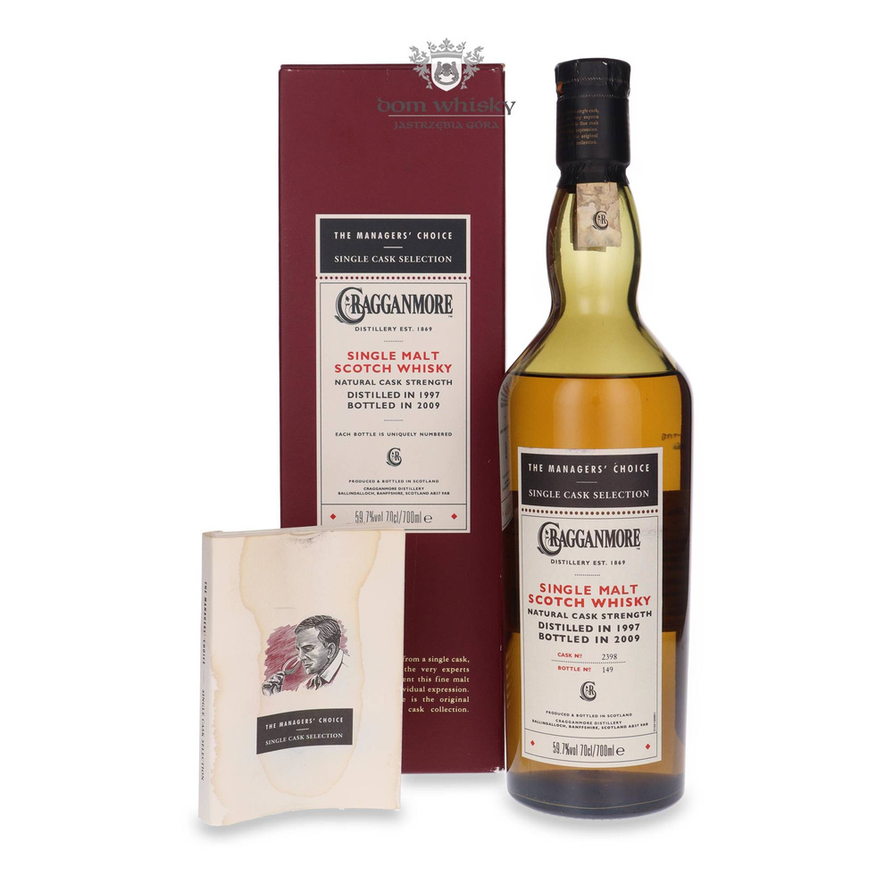 Cragganmore 1997 (B. 2009); The Manager's Choice / 59,7% / 0,7l