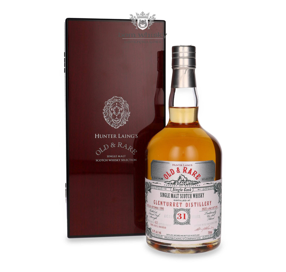 Glenturret 31-year-old (D.1990, B.2022) Hunter Laing's Old &amp; Rare / 41.4%/ 0.7l