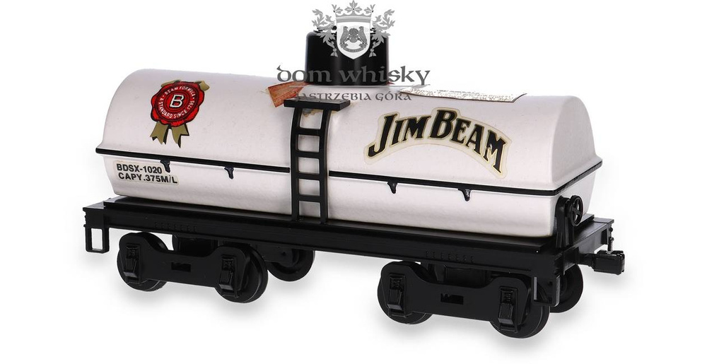 Jim Beam 4-year-old Casey Jones Tank Car Decanter / 40% / 0.375l