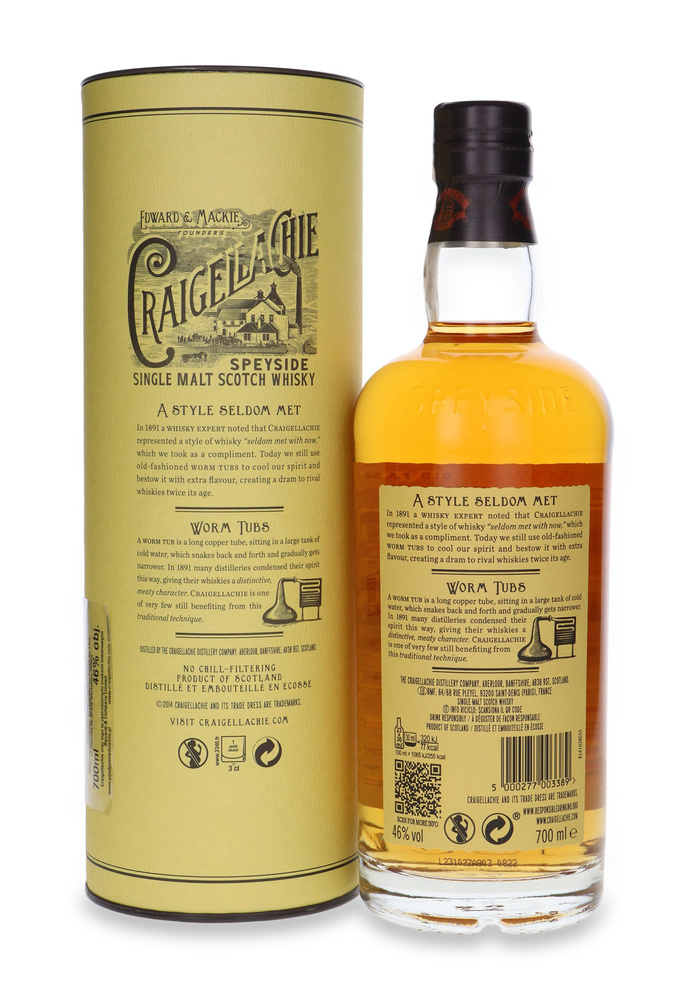 Craigellachie 13-year-old /Tuba/ 46% / 0.7l