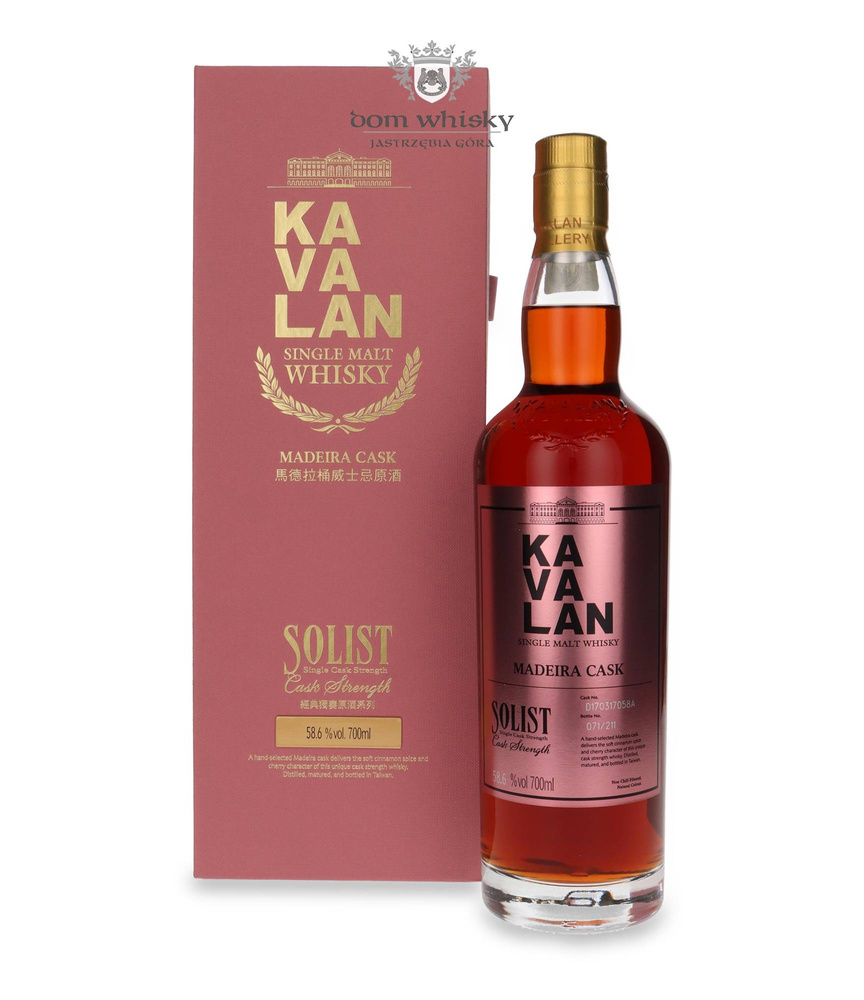 Kavalan Solist Madeira Cask / 58,6%/ 0,7l