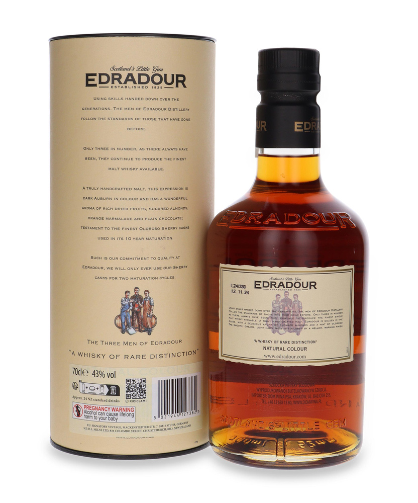 Edradour 10 Year Old / 43% / 0.7l