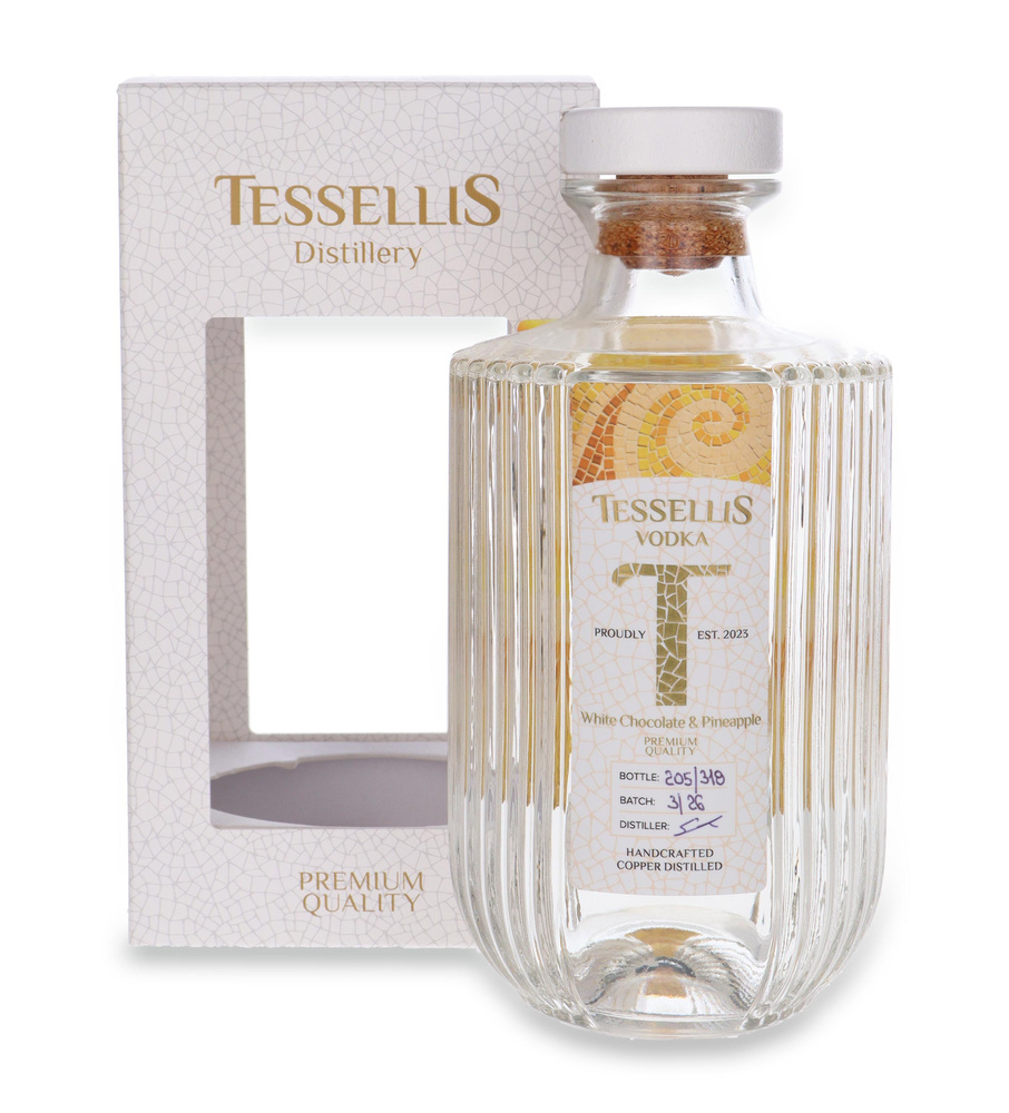 Tessellis White Chocolate & Pineapple Vodka / 40% / 0.7l