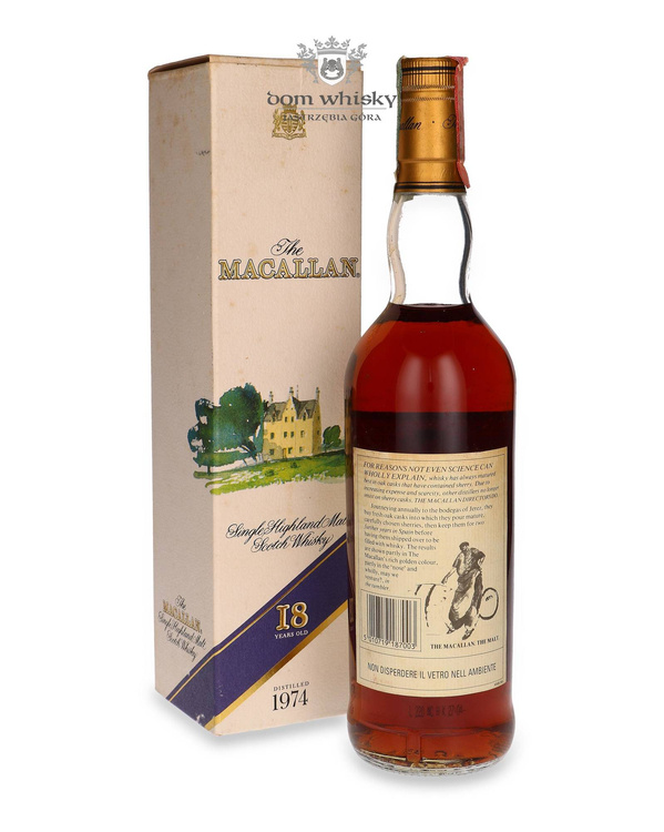 Macallan 18-letni (D.1974, B.1992) /43%/0,7l