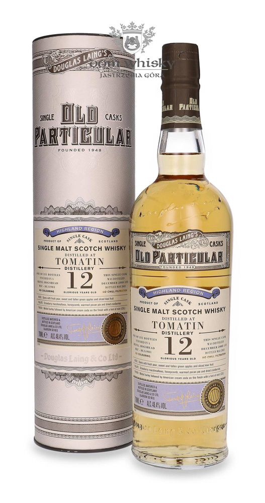 Tomatin 12-year-old (D.2008, B.2021) Douglas Laing's Old Particular / 48.4%/ 0.7l