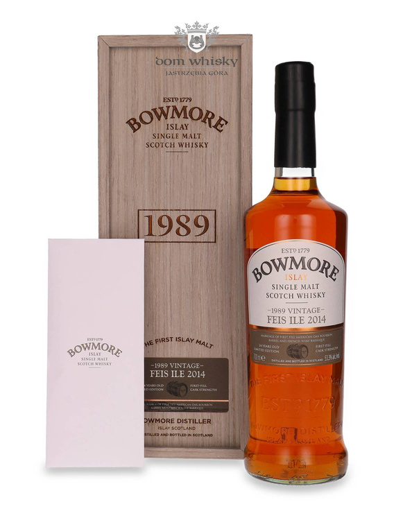 Bowmore 24-letni (D.1989, B.2014) Fèis Ìle Edition / 53,3%/ 0,7l	