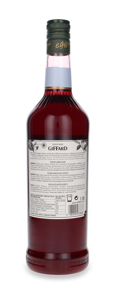 Giffard Grenade bartender syrup / 1l
