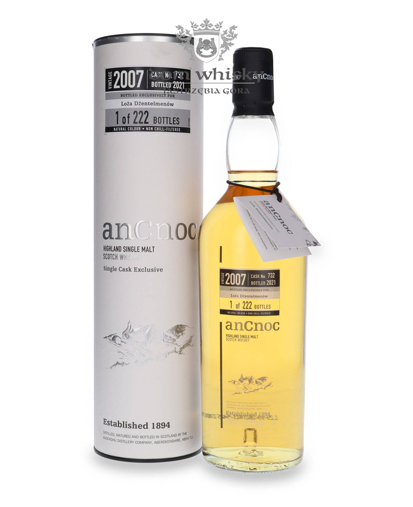 anCnoc 2007 (Bottled 2021) Cask No. 732 / 50.2% / 0.7l