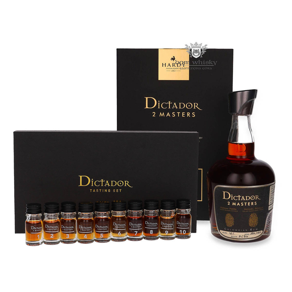Dictador 2 Masters Hardy Winter 74/77 Edition 2022 / 42% / 0.7l + set of miniatures